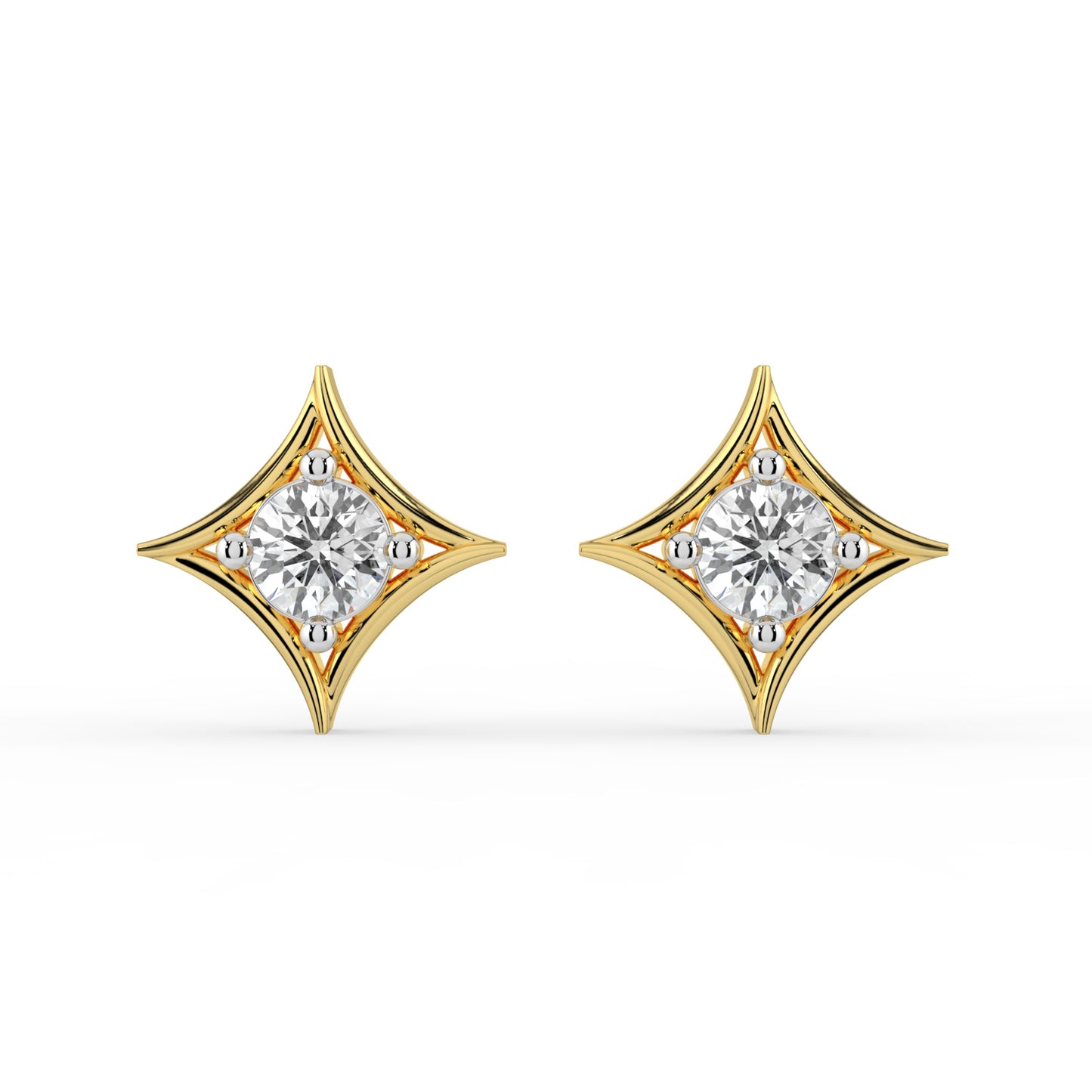 Polished Glimmer Studs