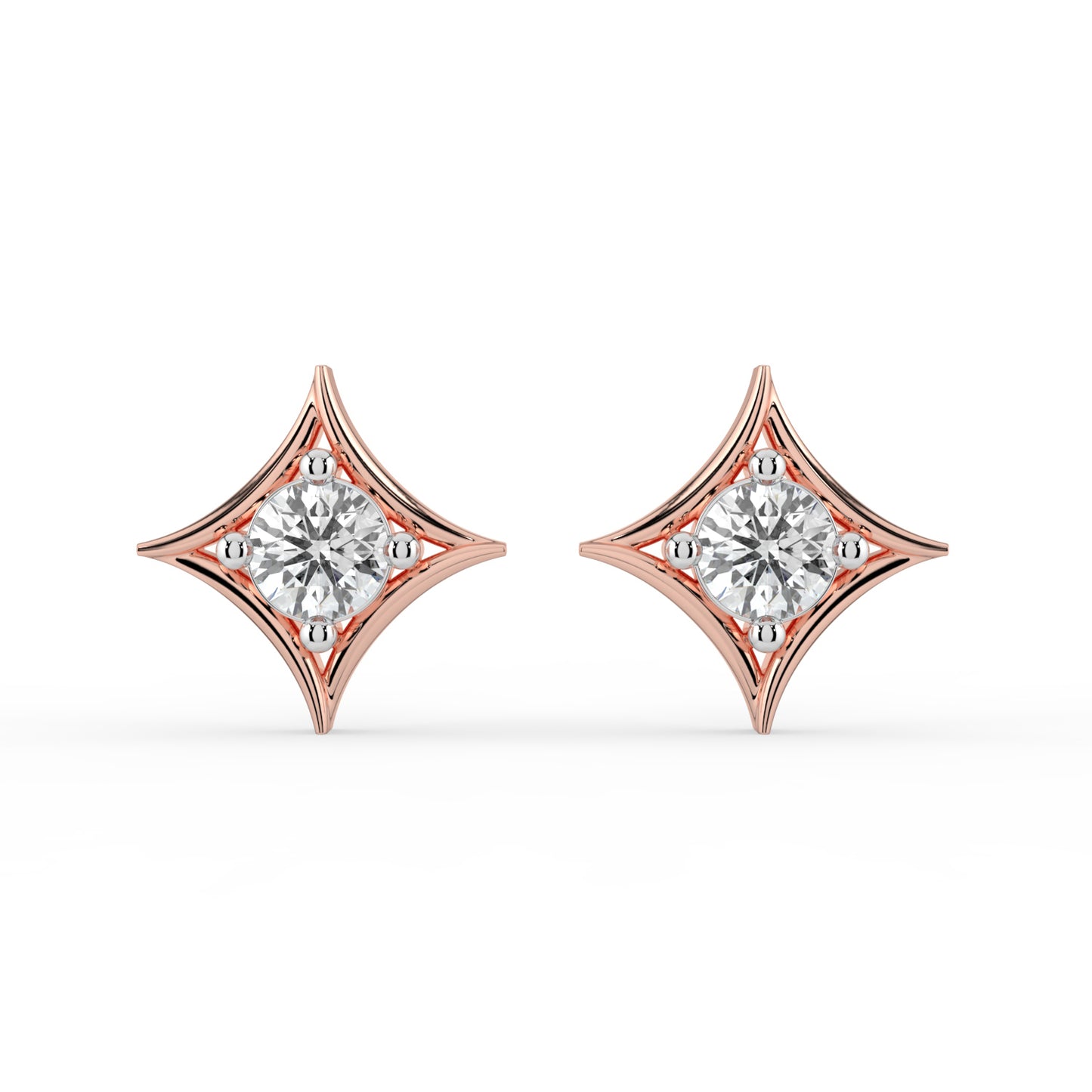 Polished Glimmer Studs