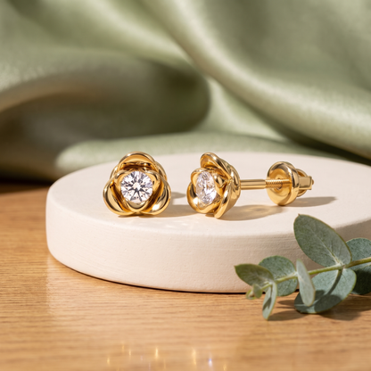 Lustrous Horizon Studs