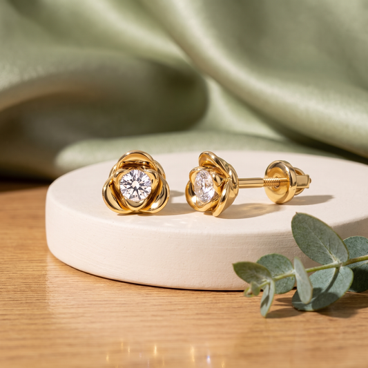 Lustrous Horizon Studs