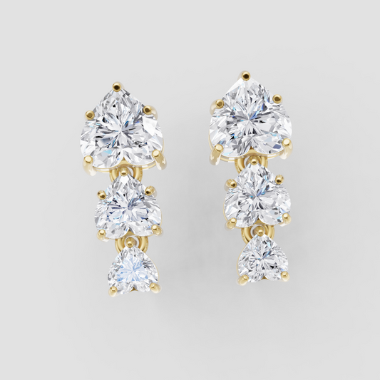 Shimmer Crest Earrings