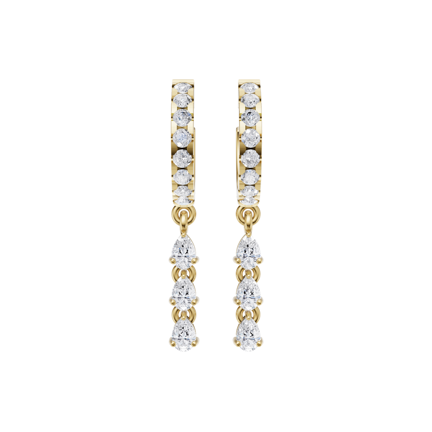 Golden Drift Earrings