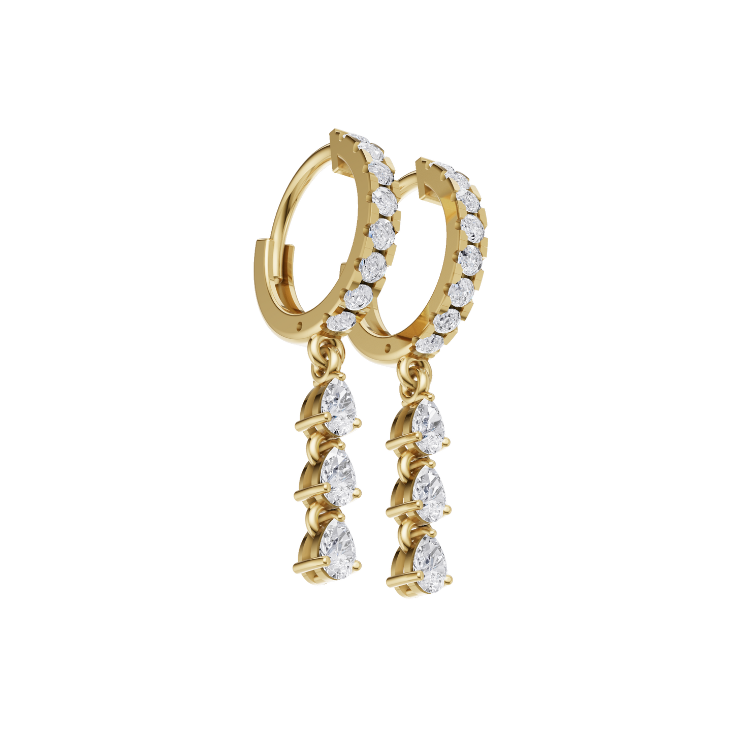 Golden Drift Earrings