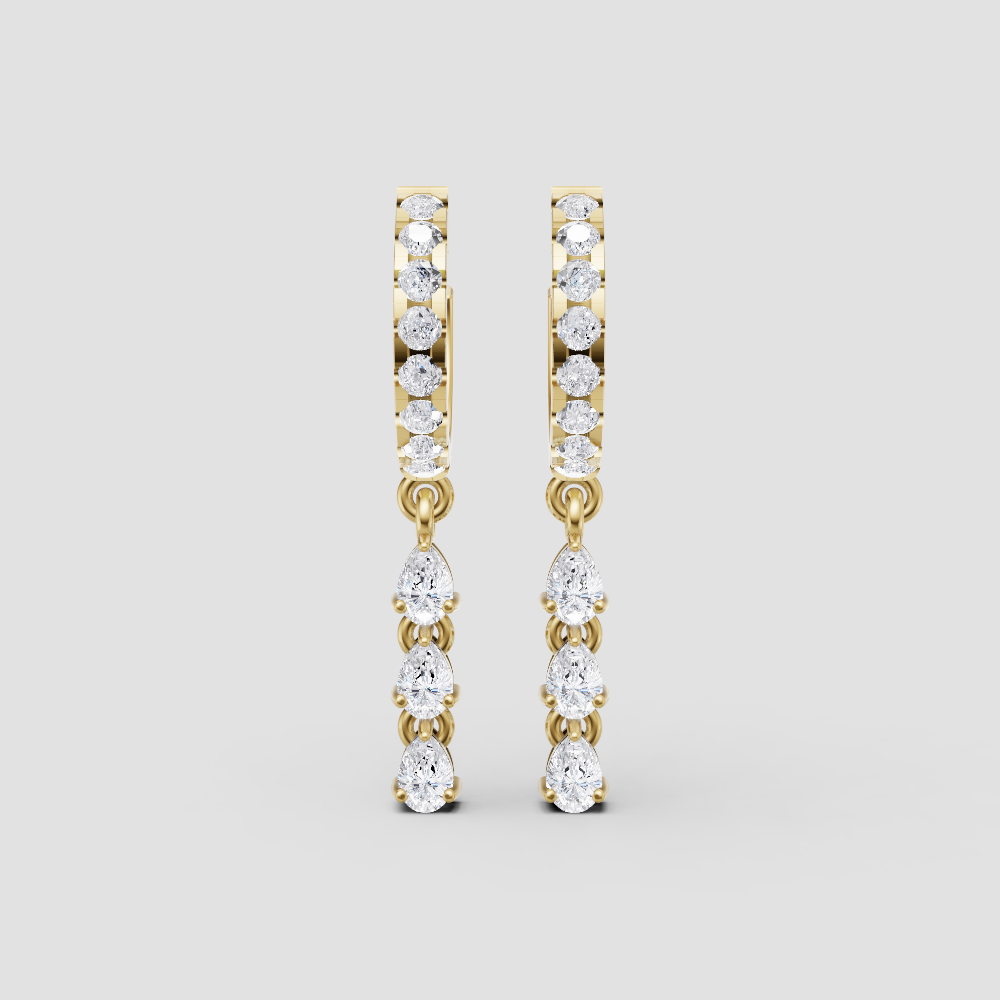 Golden Drift Earrings