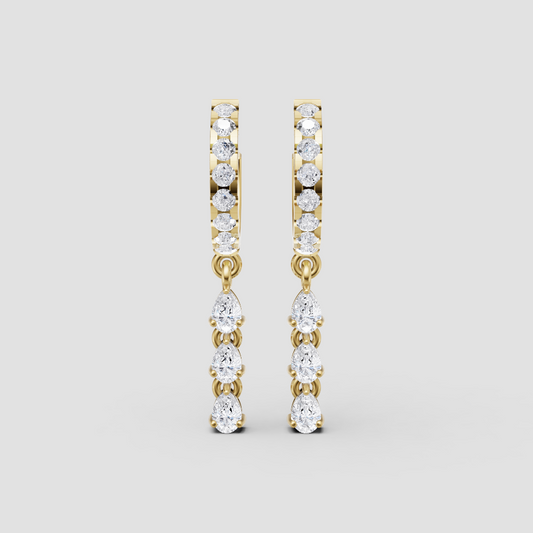 Golden Drift Earrings