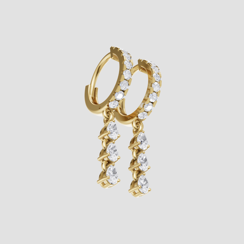 Golden Drift Earrings