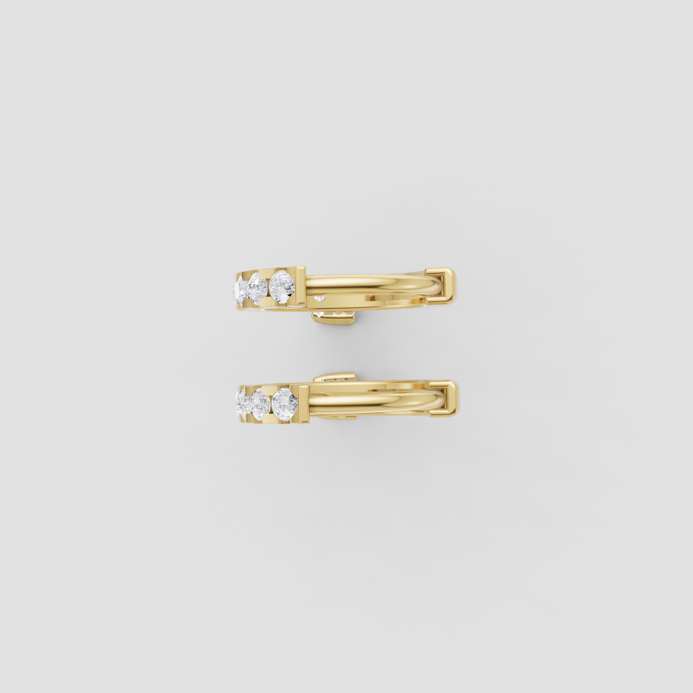 Golden Drift Earrings