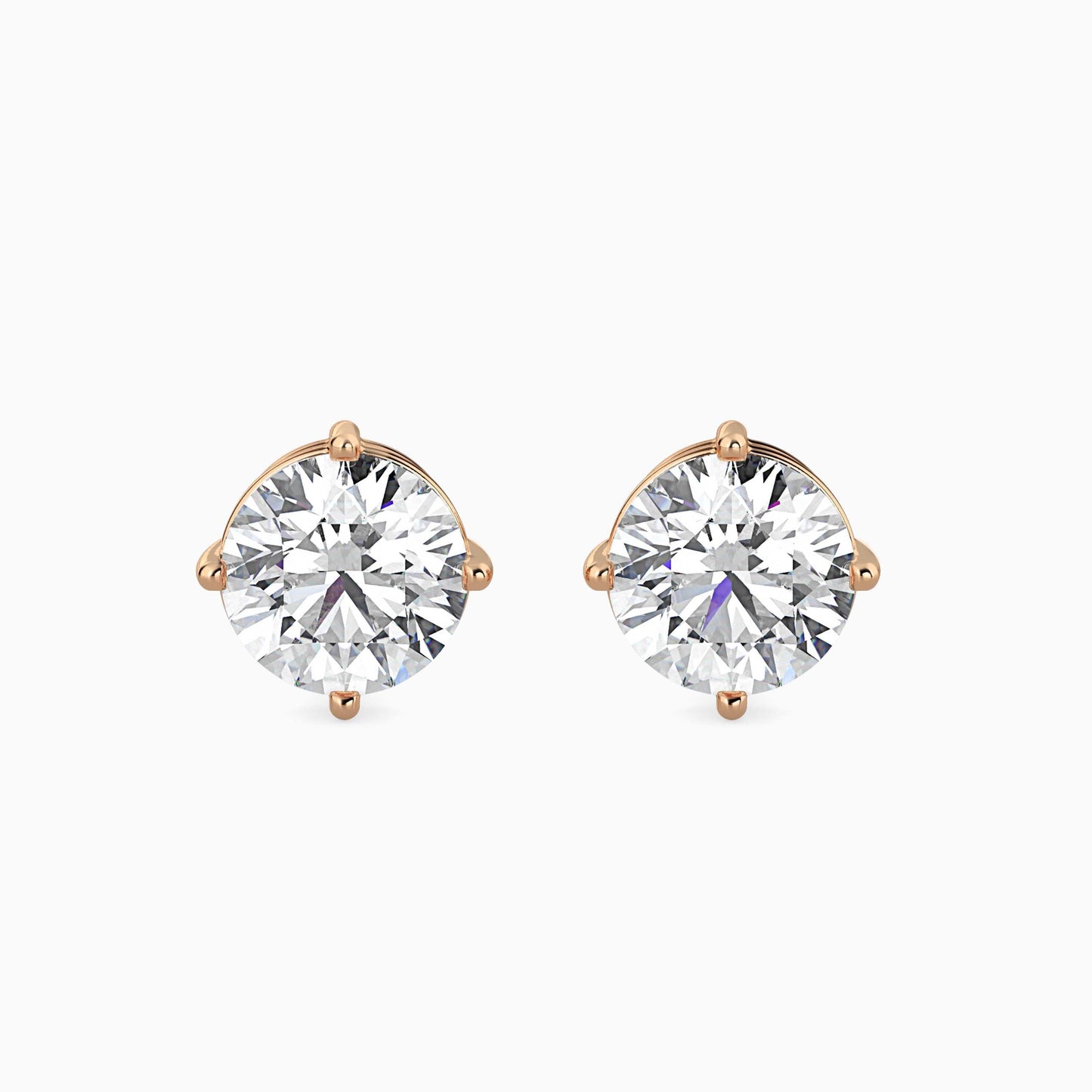 50 Cent Classic Solitaire Studs