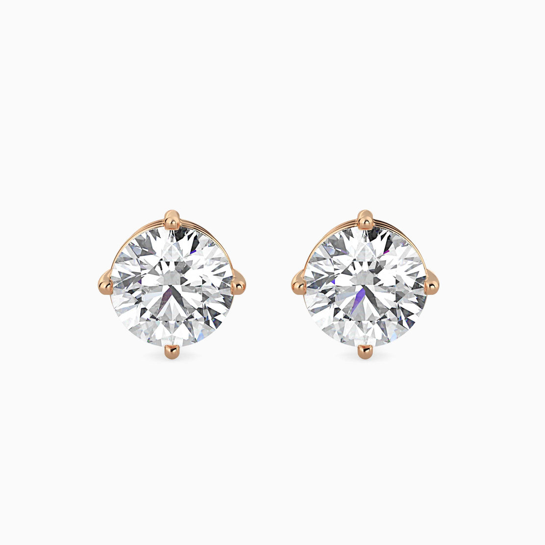 50 Cent Classic Solitaire Studs