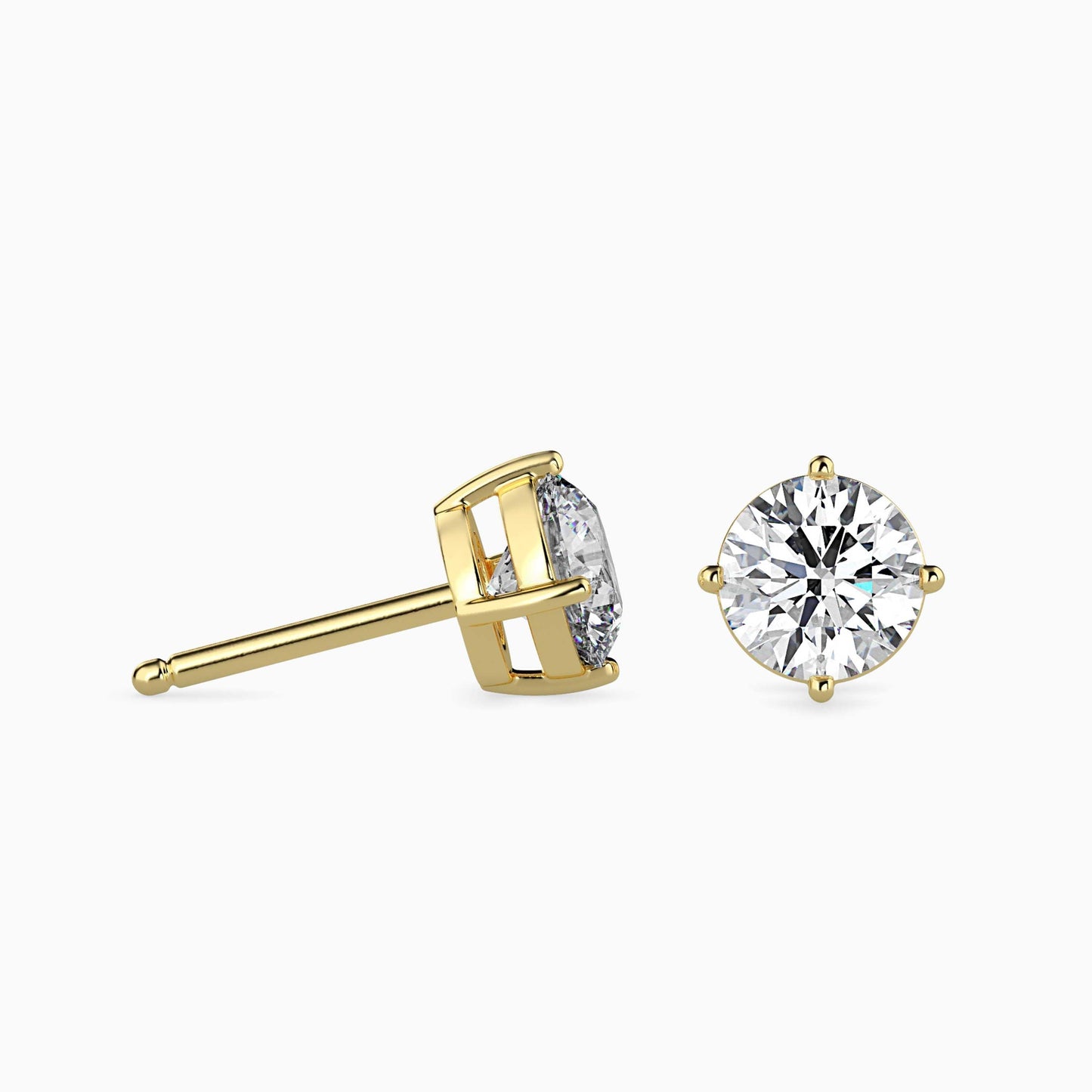 50 Cent Classic Solitaire Studs