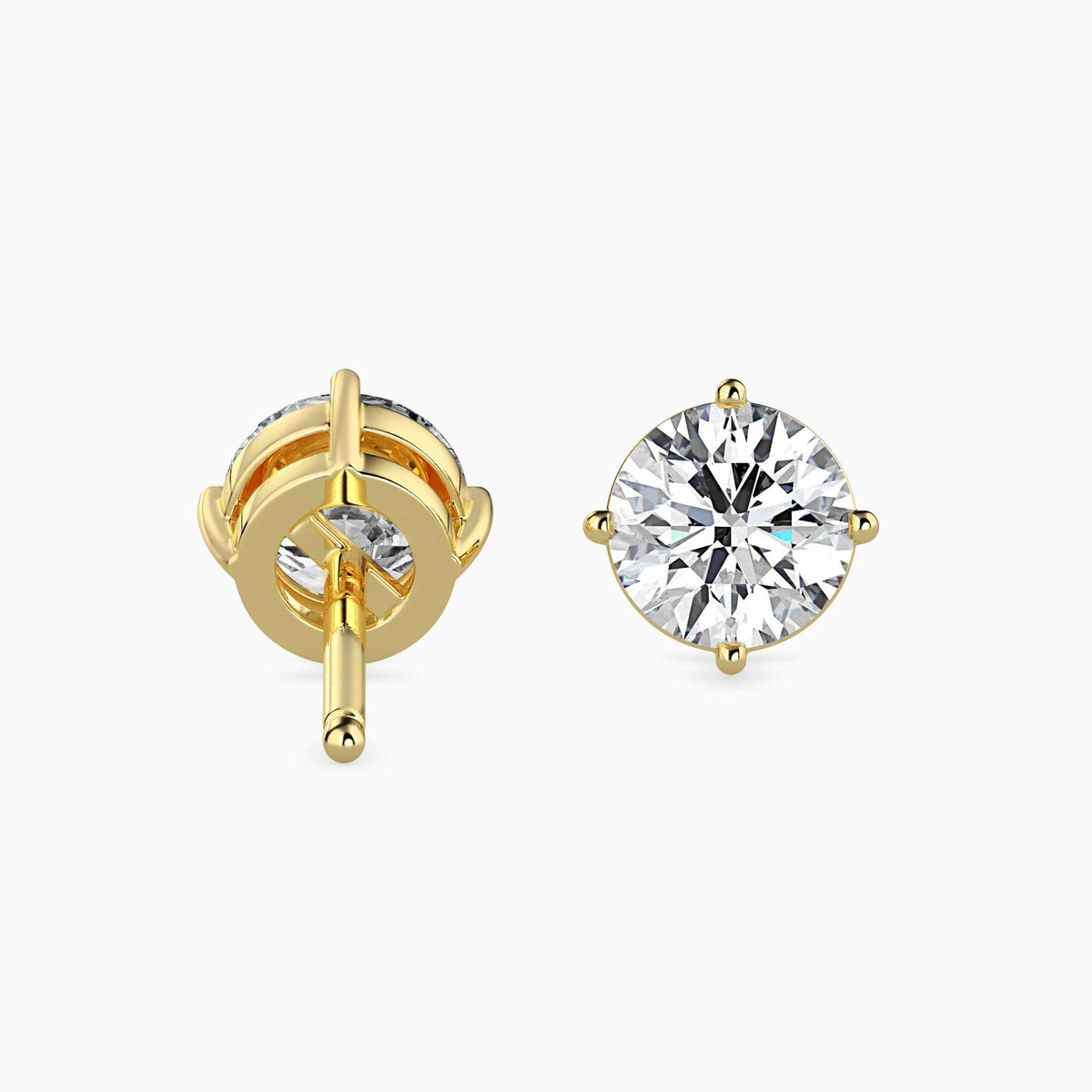 50 Cent Classic Solitaire Studs