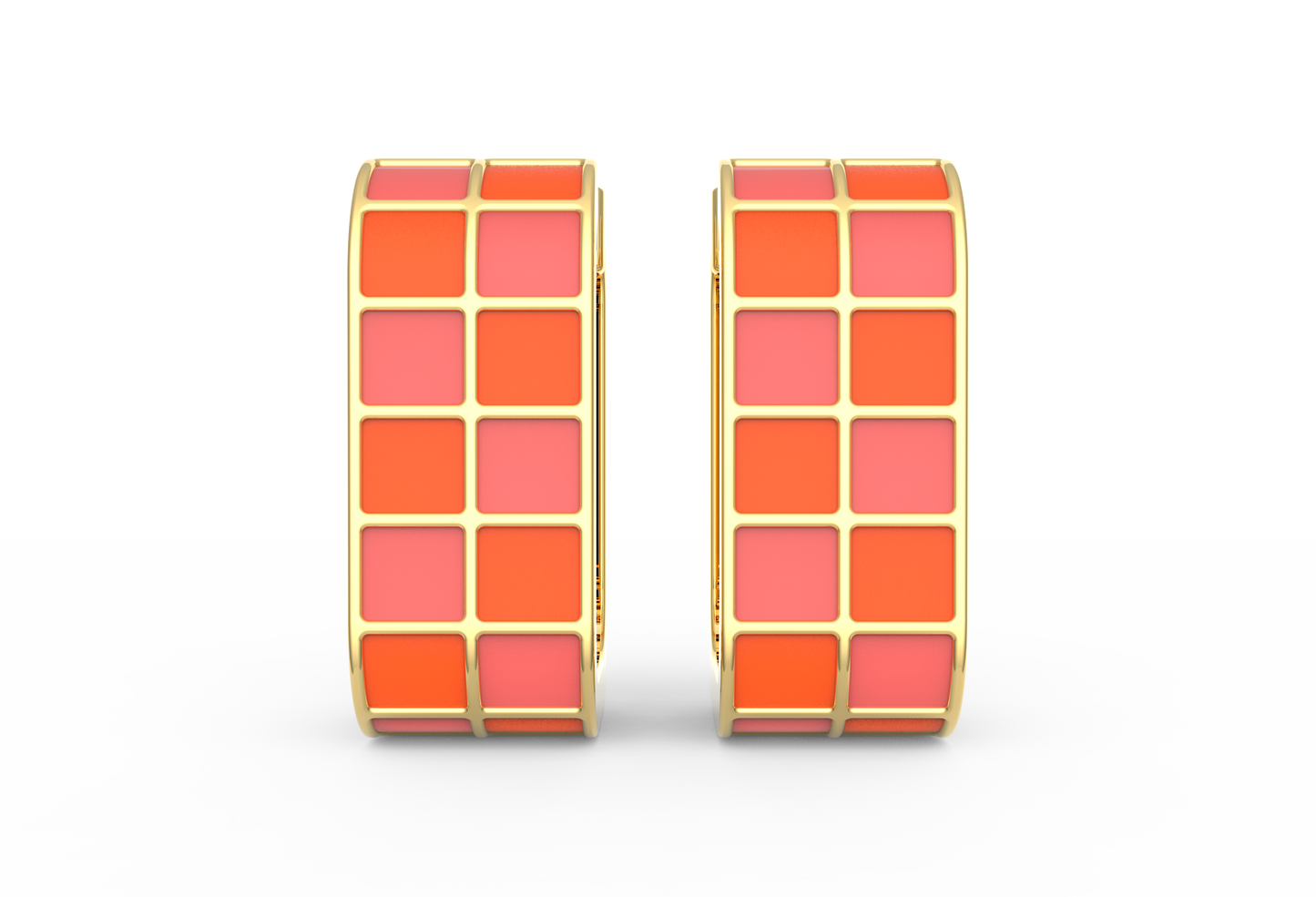 Twirl Pop Two Way Enamel Hoops