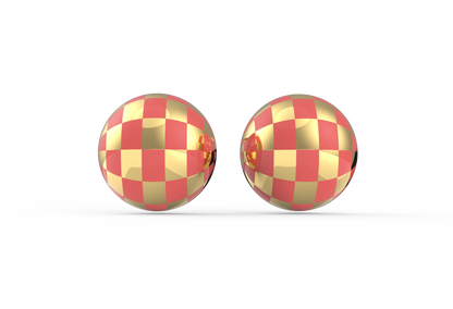 Siesta Disco Enamel Earrings