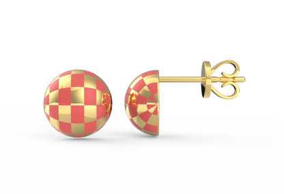 Siesta Disco Enamel Earrings