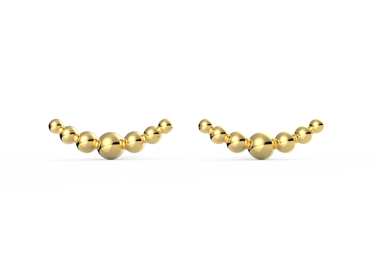 Bubble Arc Earrings