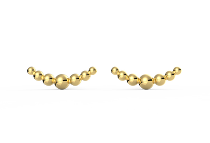 Bubble Arc Earrings