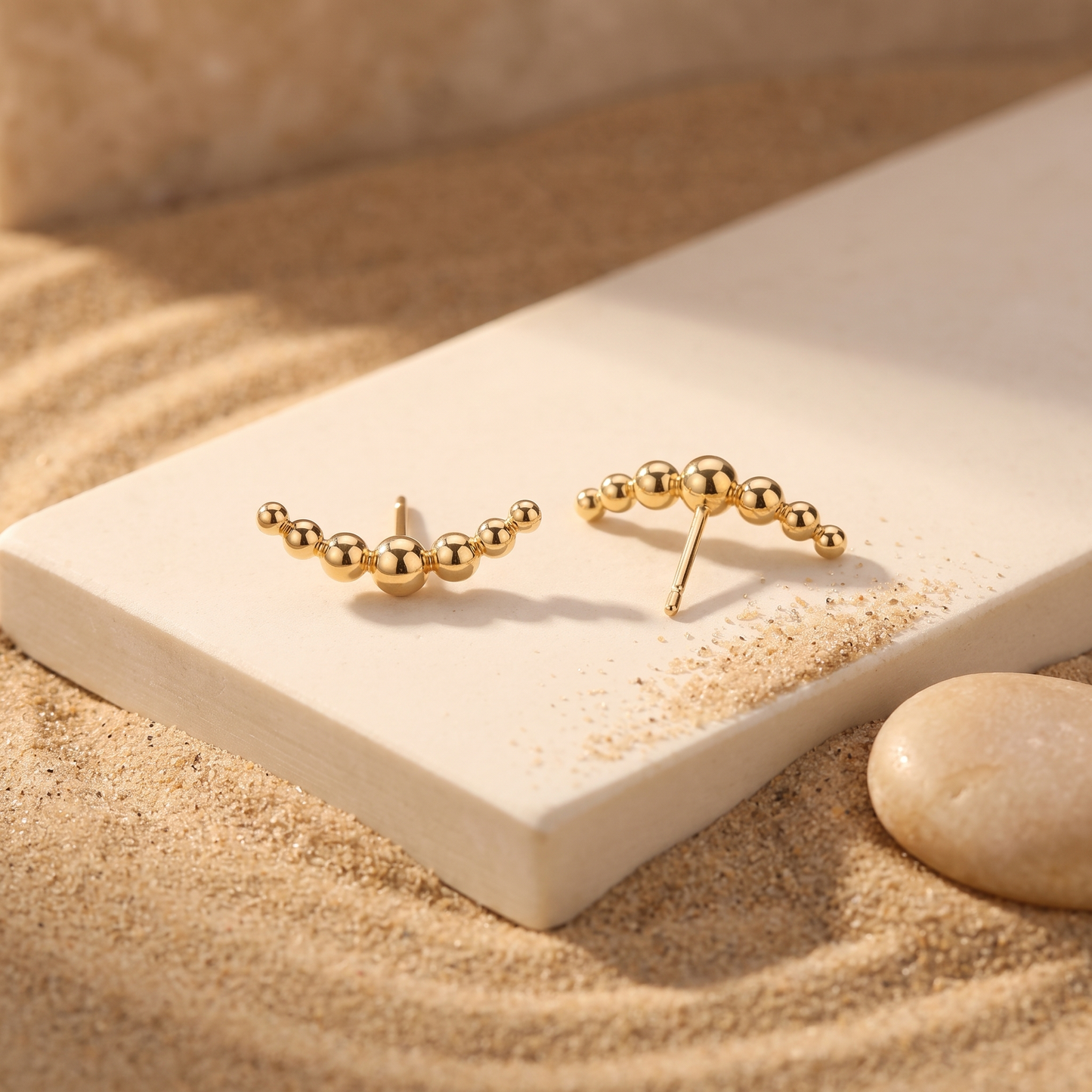 Bubble Arc Earrings