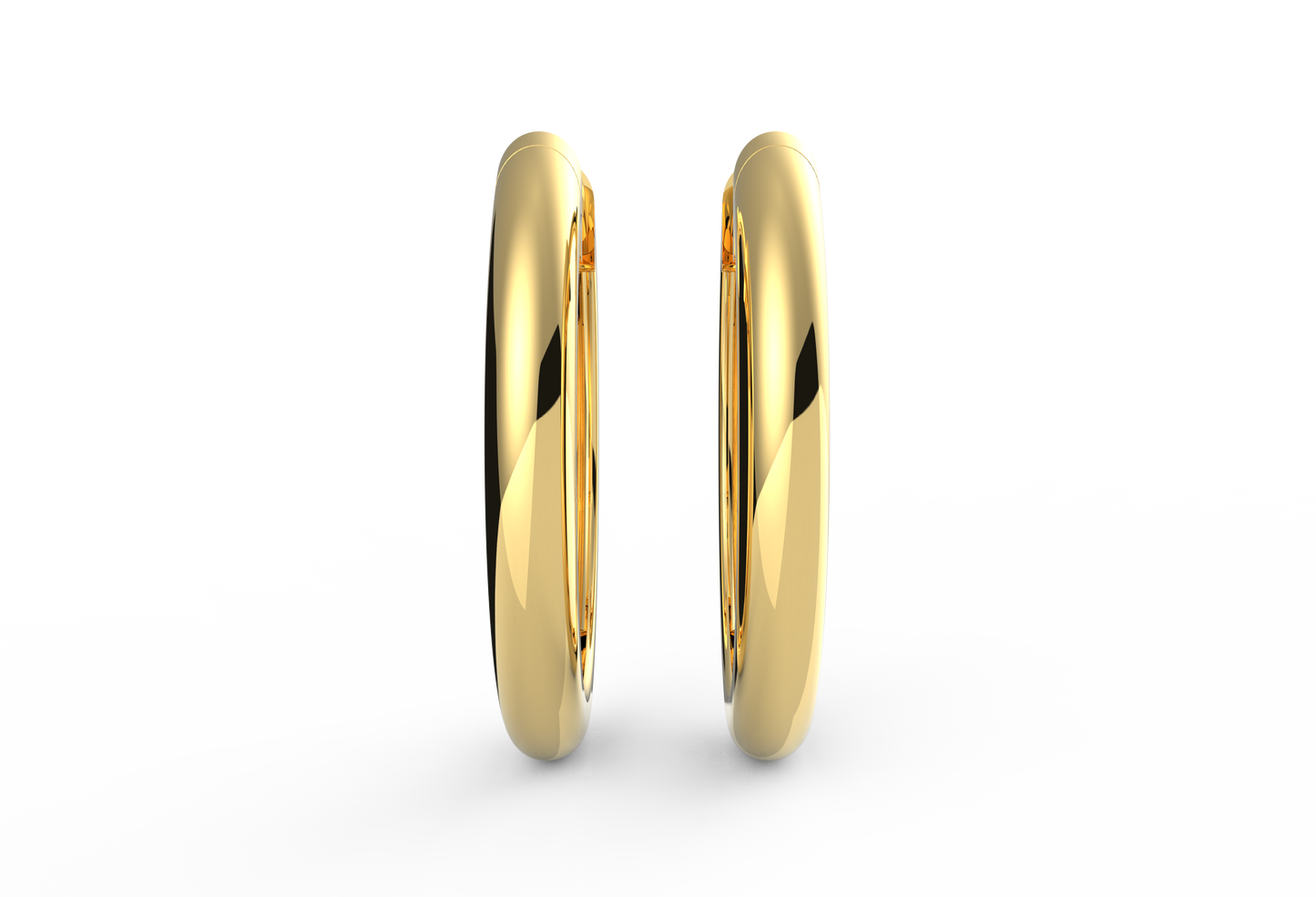 Daily Elegance Petite Hoops