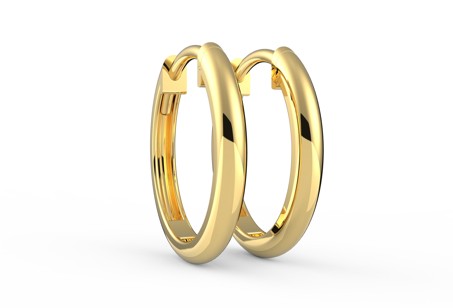 Daily Elegance Petite Hoops