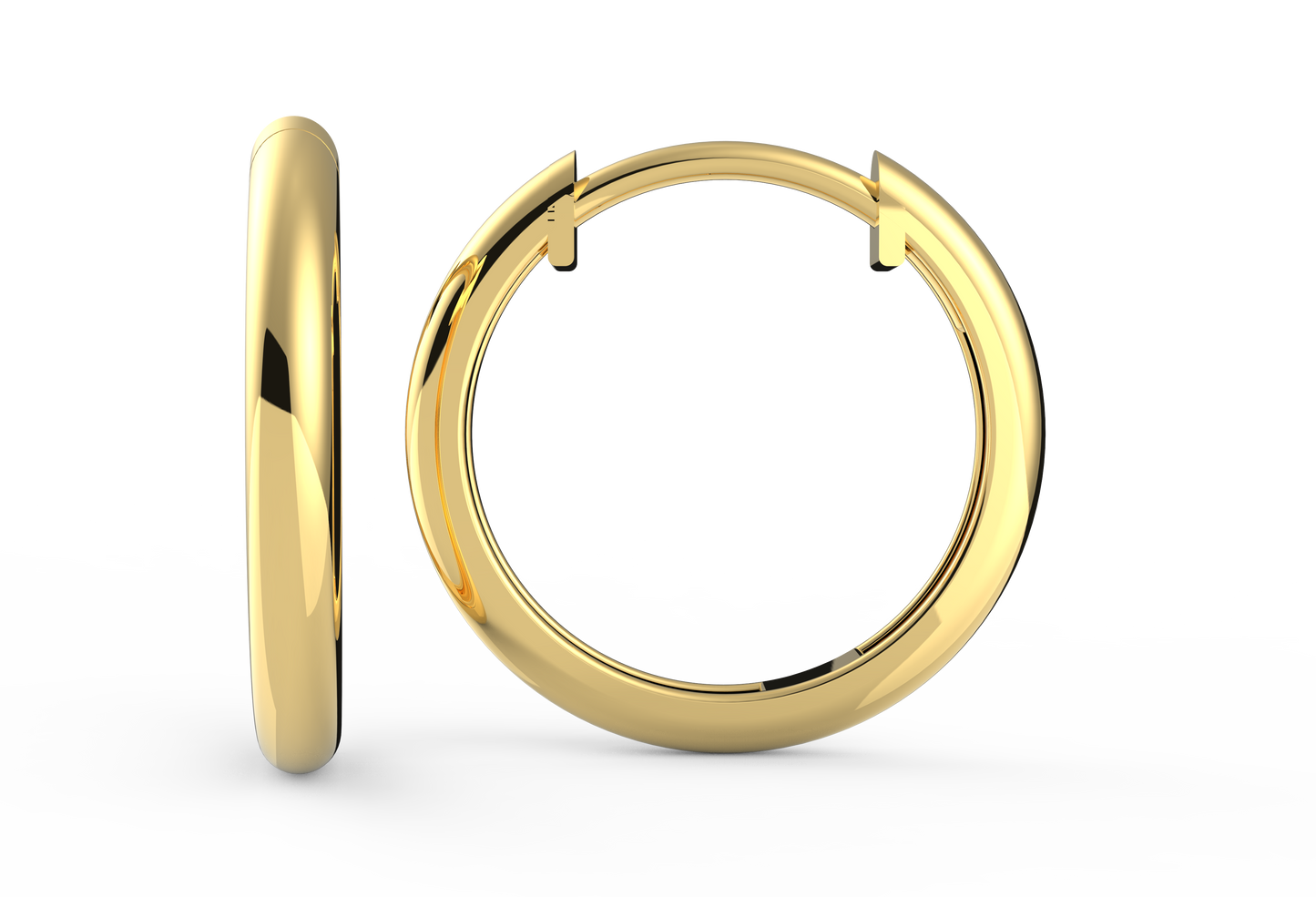 Daily Elegance Petite Hoops
