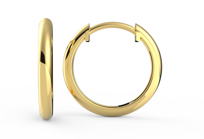 Daily Elegance Petite Hoops