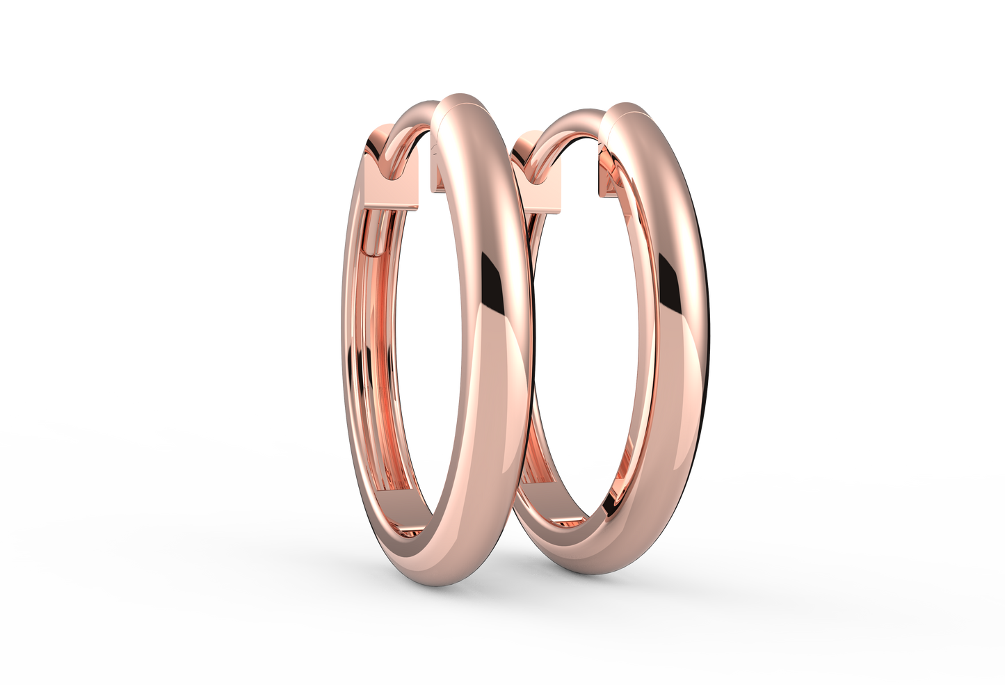 Daily Elegance Petite Hoops