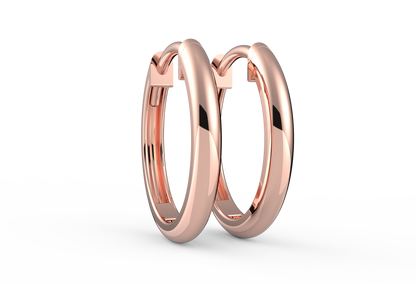 Daily Elegance Petite Hoops