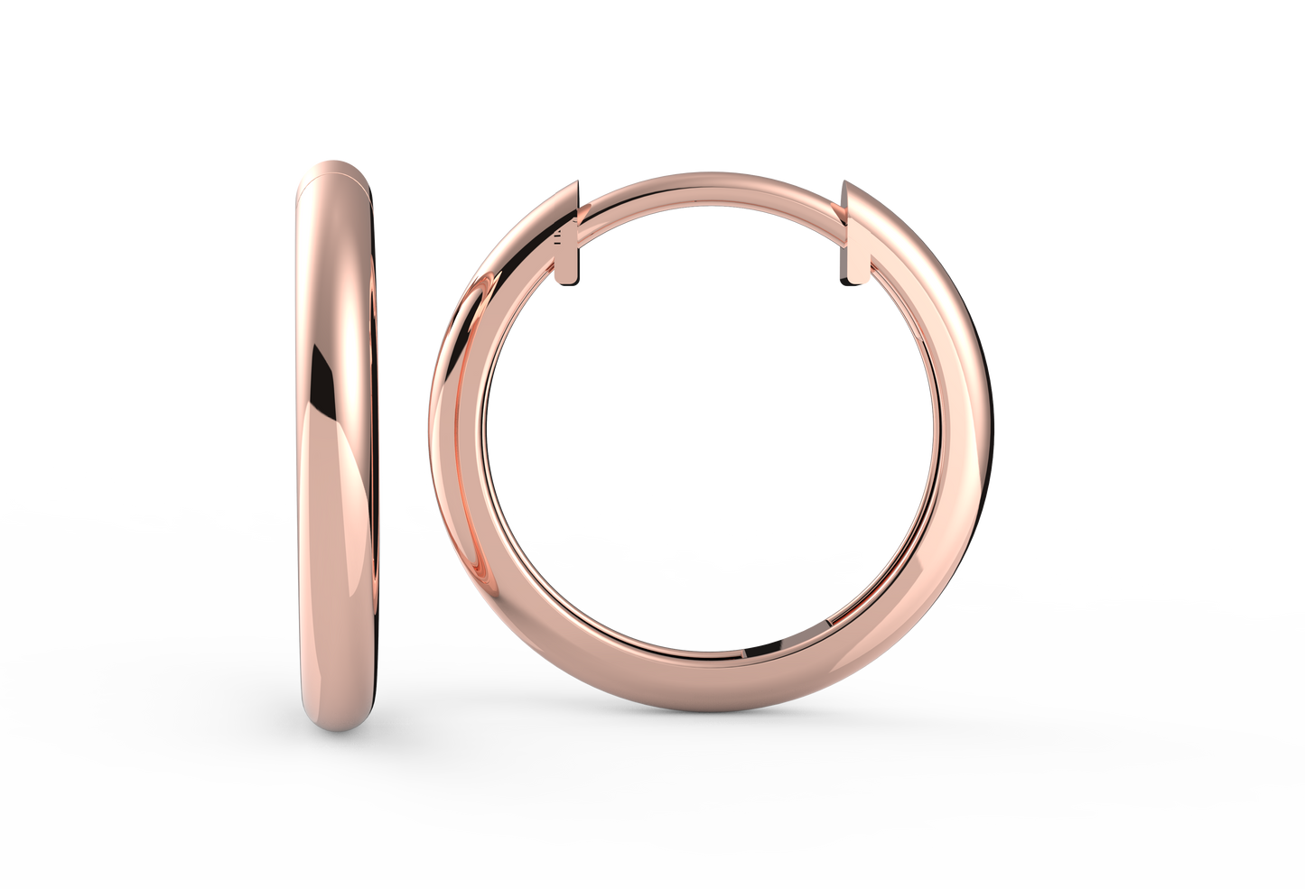Daily Elegance Petite Hoops