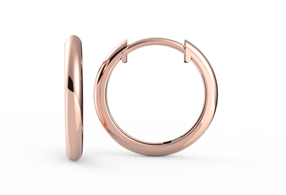Daily Elegance Petite Hoops