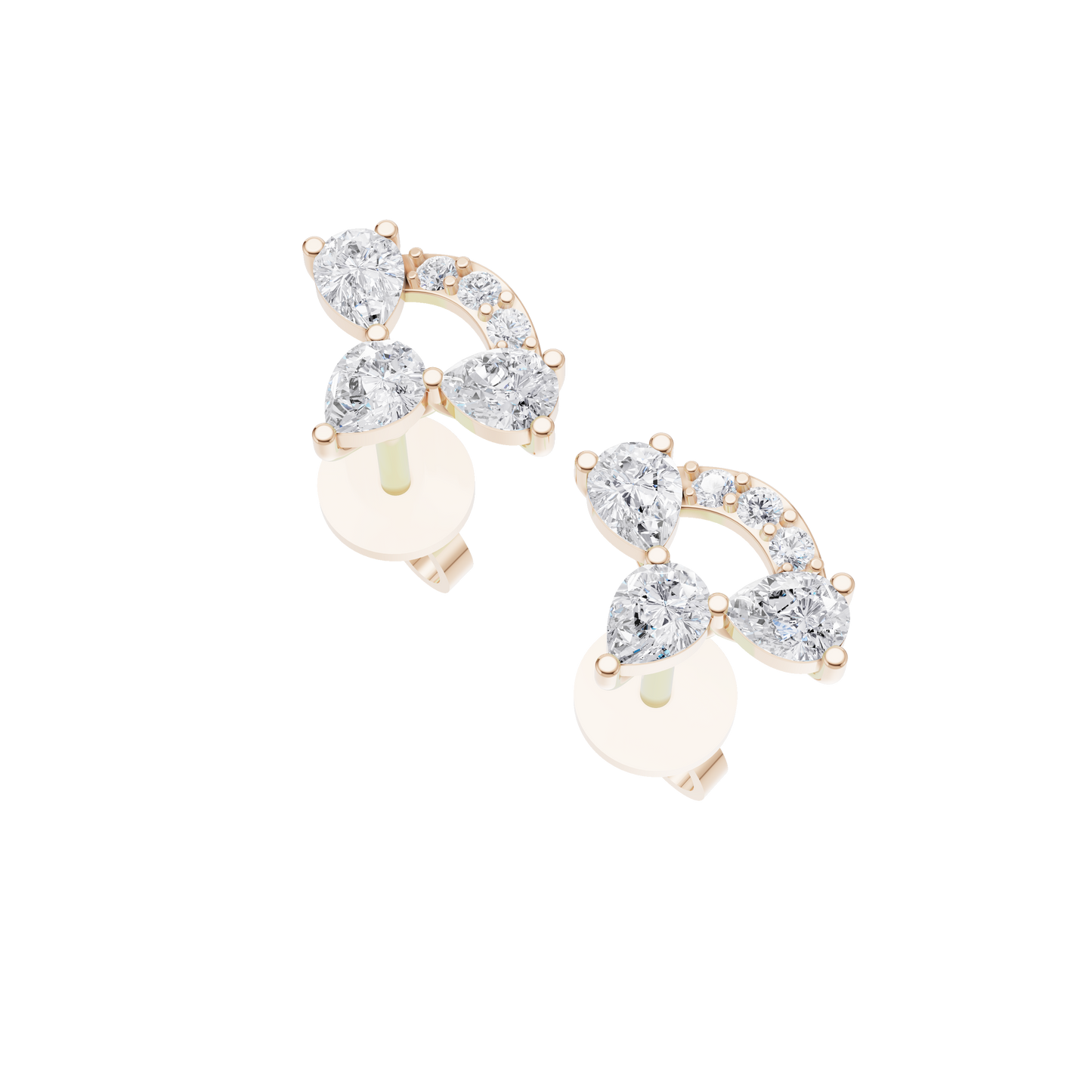 Whispering Solace Diamond Earrings