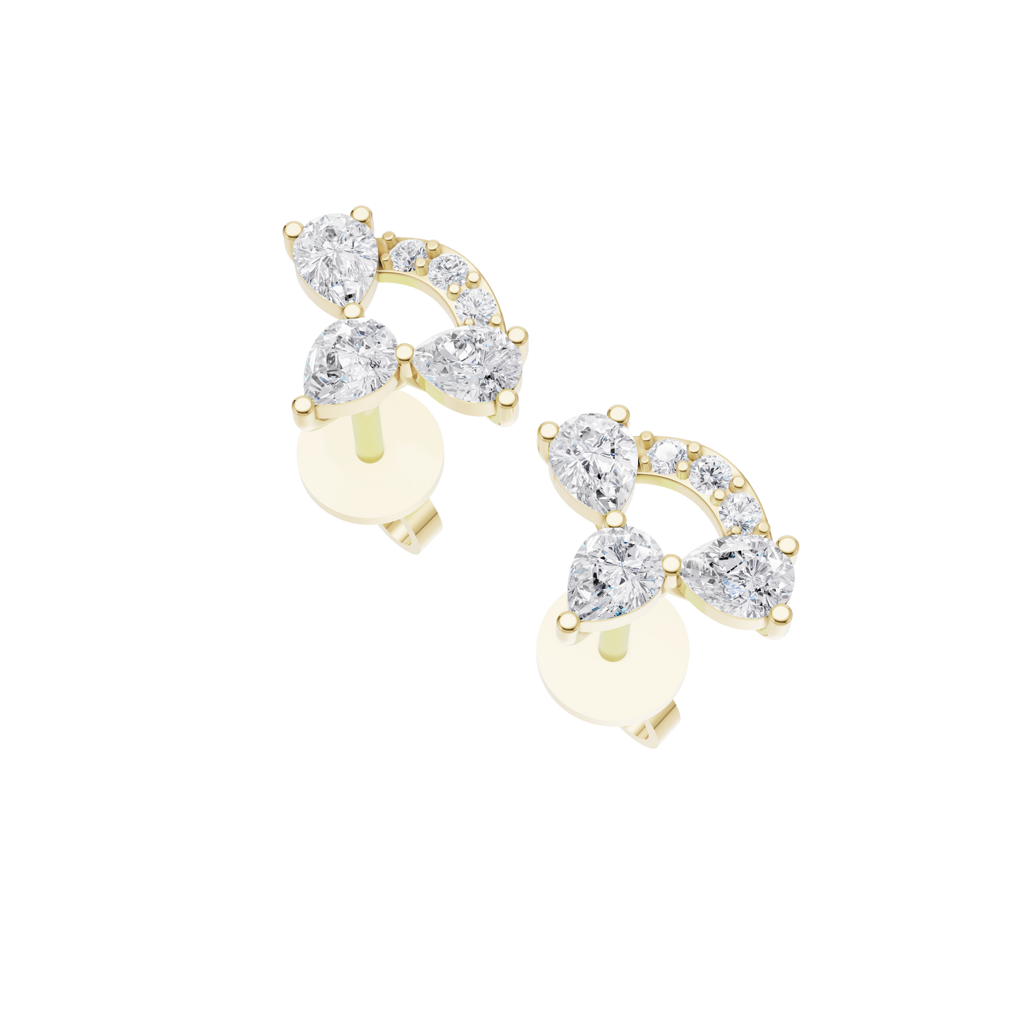 Whispering Solace Diamond Earrings