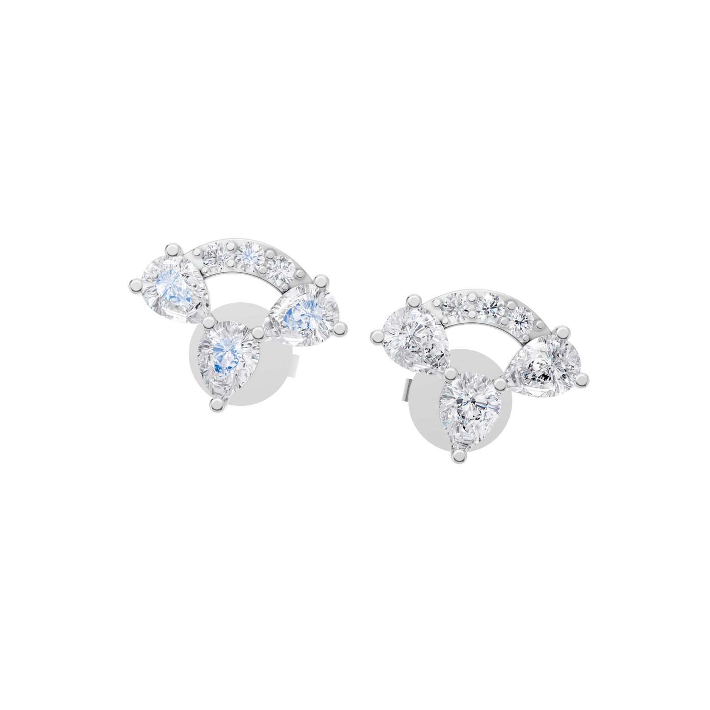 Whispering Solace Diamond Earrings