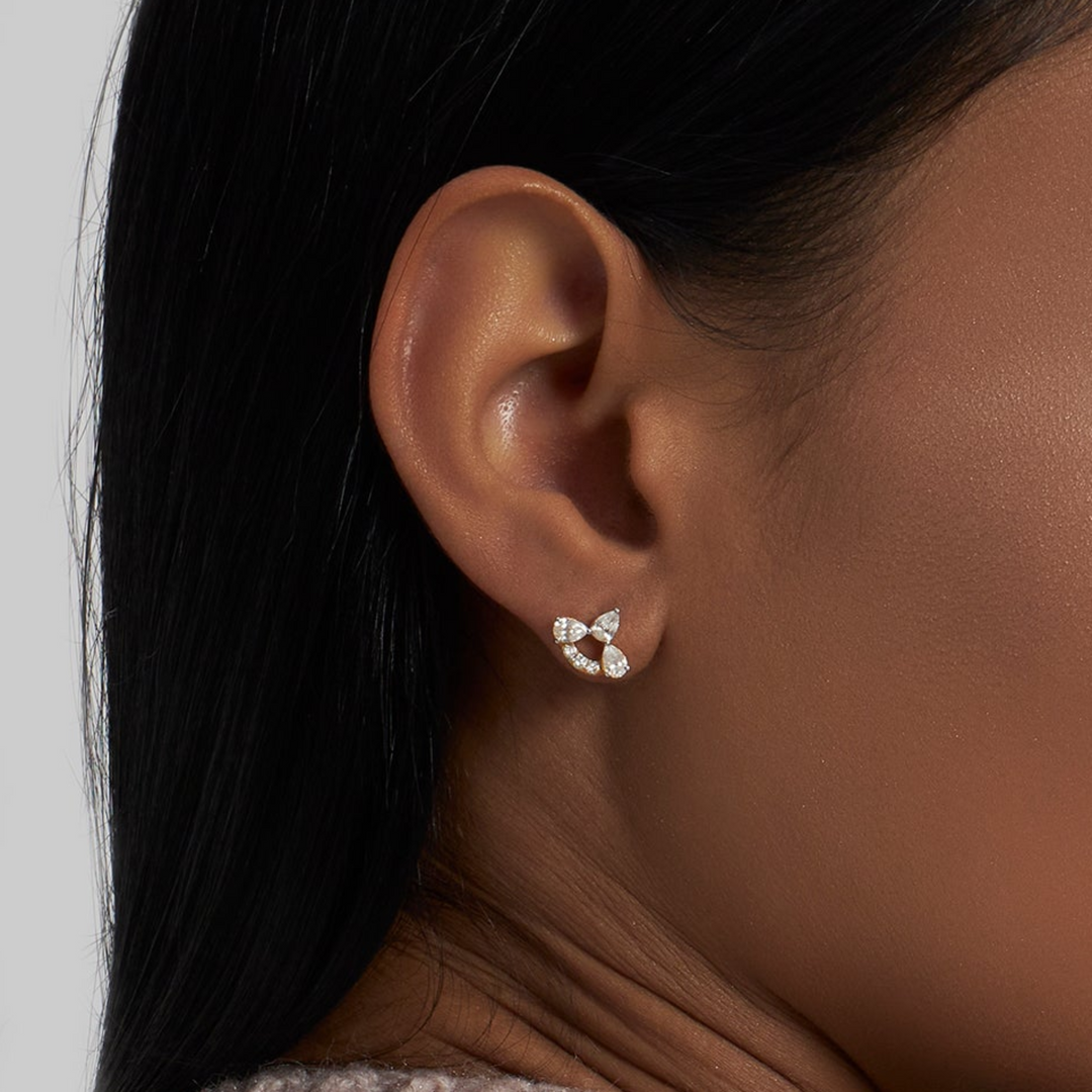 Whispering Solace Diamond Earrings