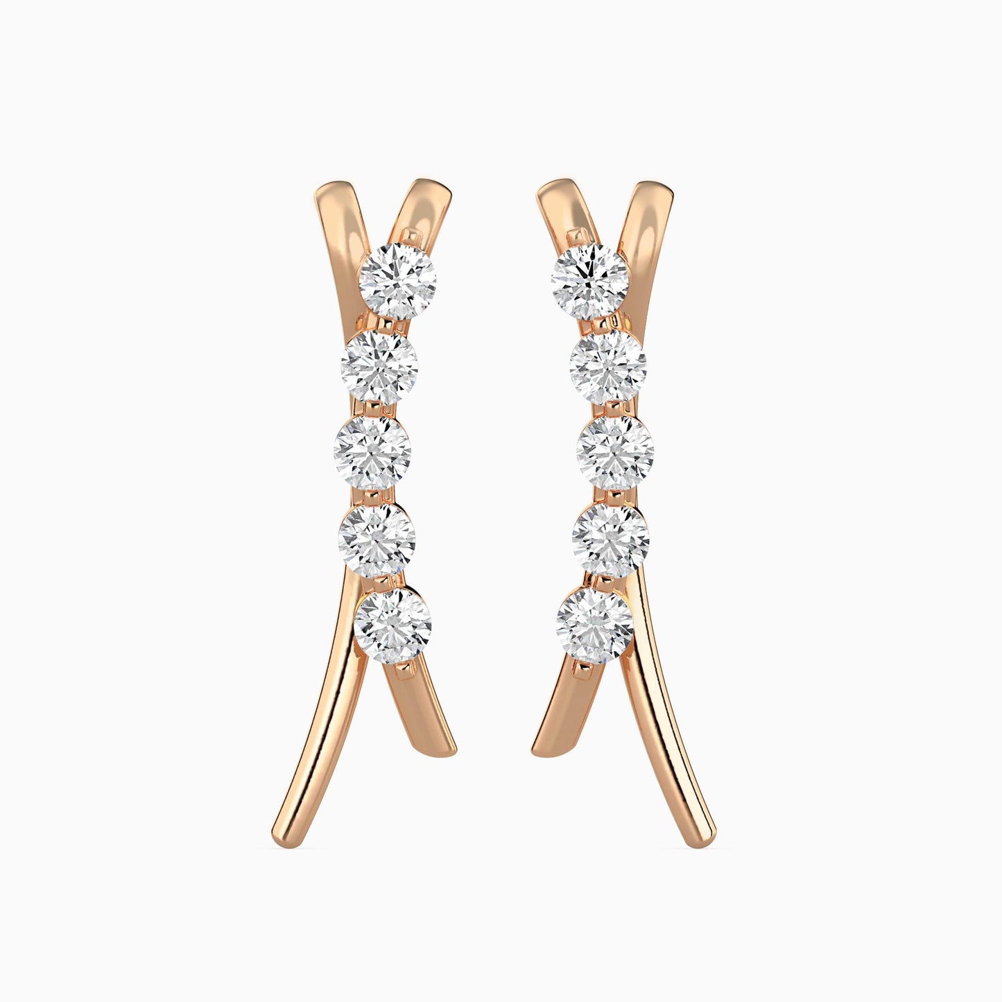 Majestic Shine Solitaire Earrings