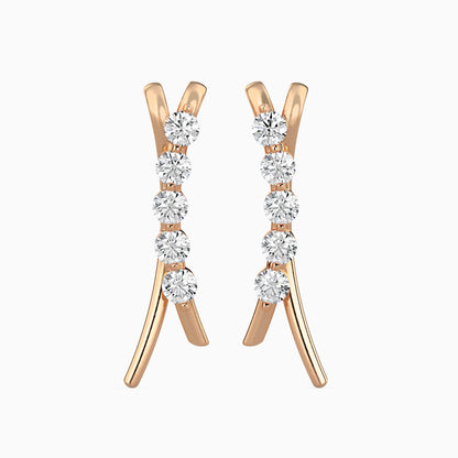 Majestic Shine Solitaire Earrings