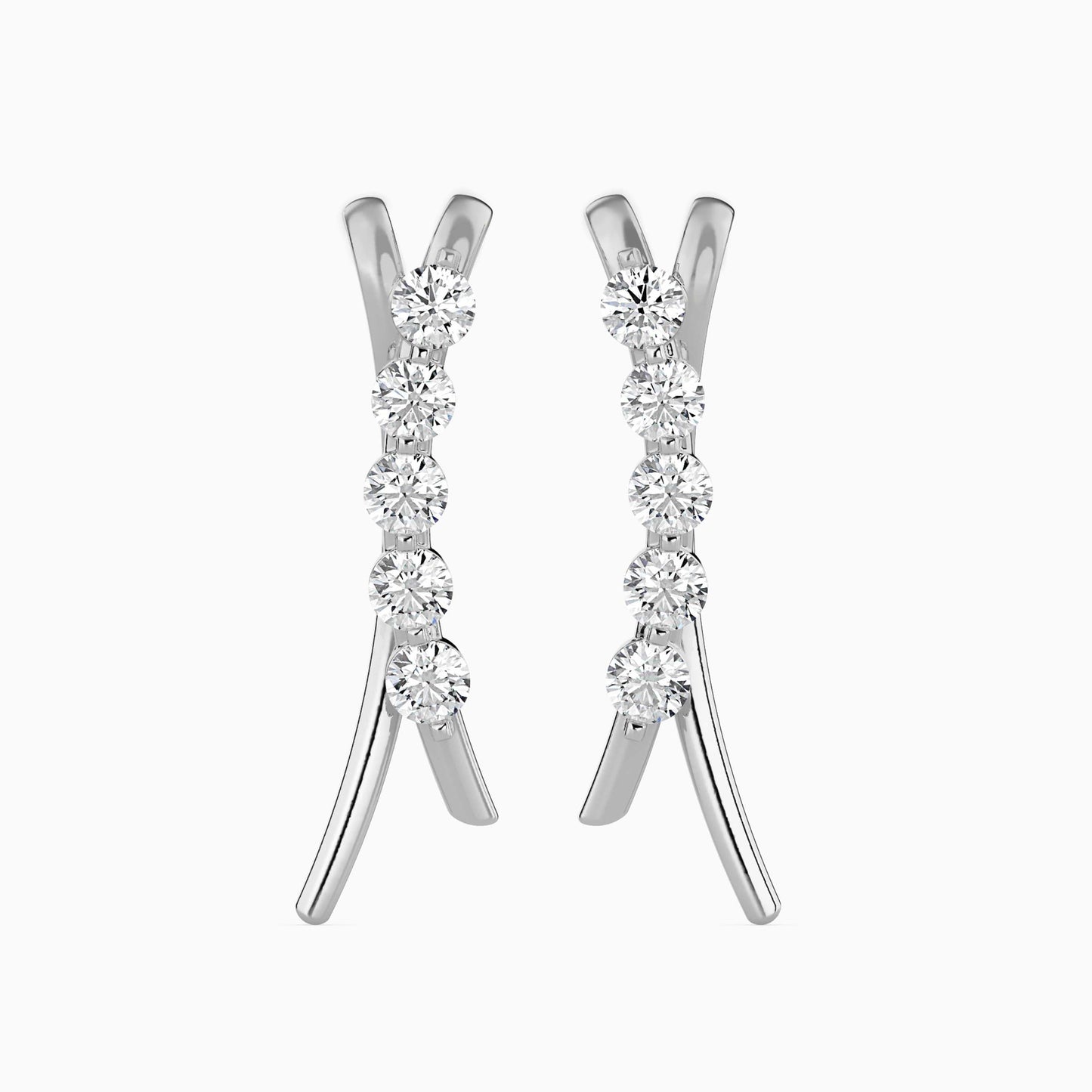 Majestic Shine Solitaire Earrings