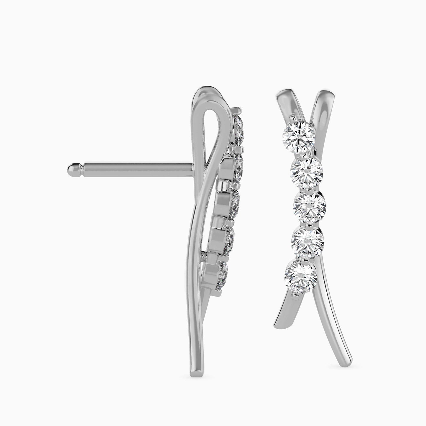 Majestic Shine Solitaire Earrings