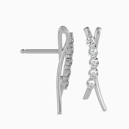 Majestic Shine Solitaire Earrings
