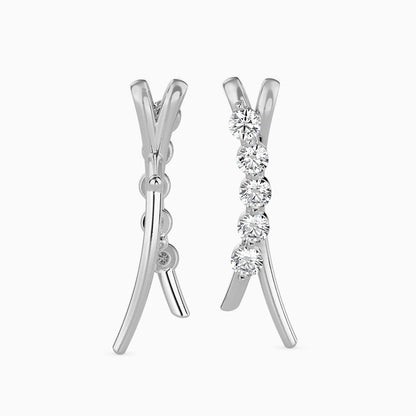 Majestic Shine Solitaire Earrings