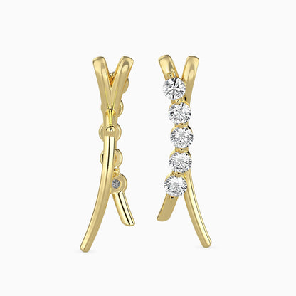 Majestic Shine Solitaire Earrings