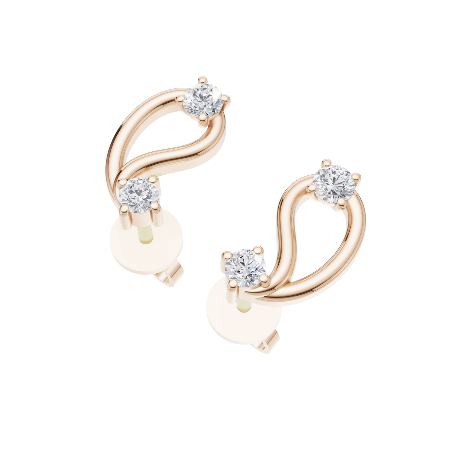 Echo Harmony Diamond Earrings