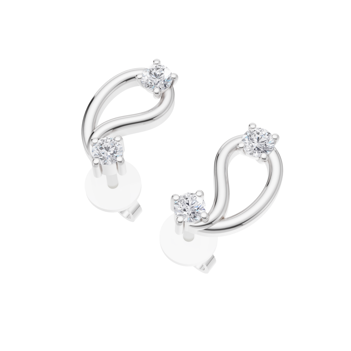 Echo Harmony Diamond Earrings