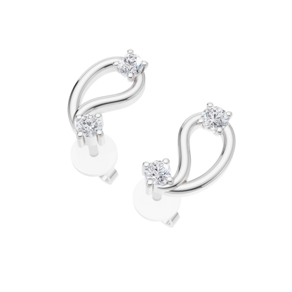 Echo Harmony Diamond Earrings