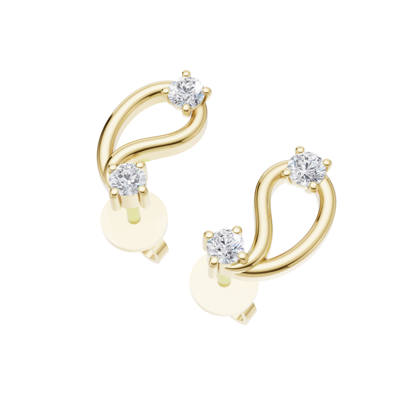 Echo Harmony Diamond Earrings
