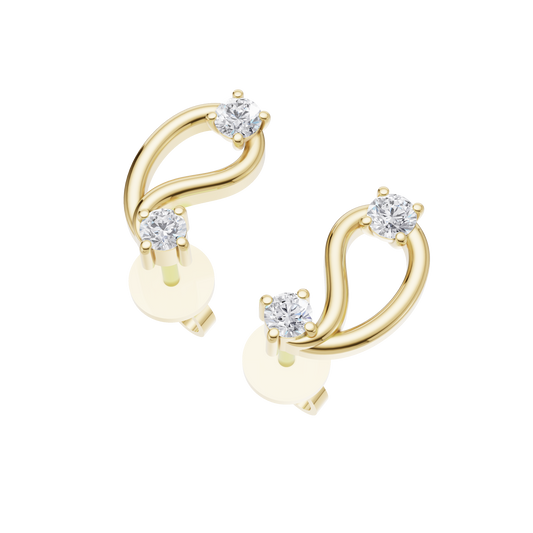 Echo Harmony Diamond Earrings