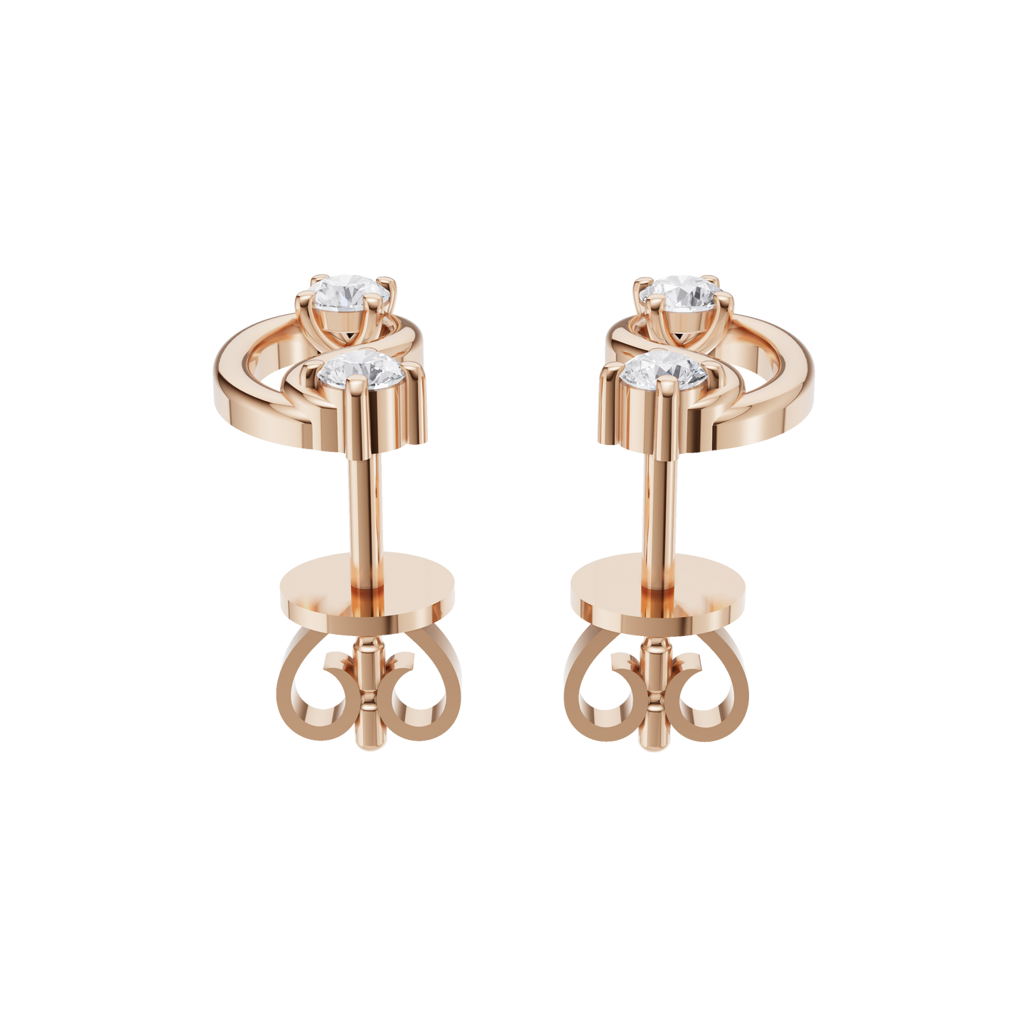 Echo Harmony Diamond Earrings