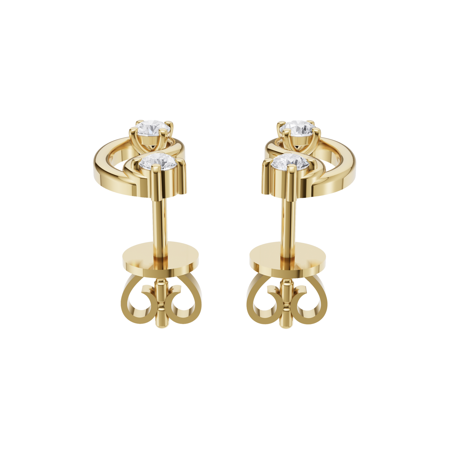 Echo Harmony Diamond Earrings
