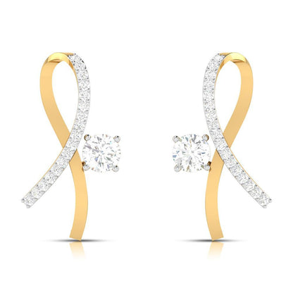 Limitless Harmony Solitaire Diamond Earrings