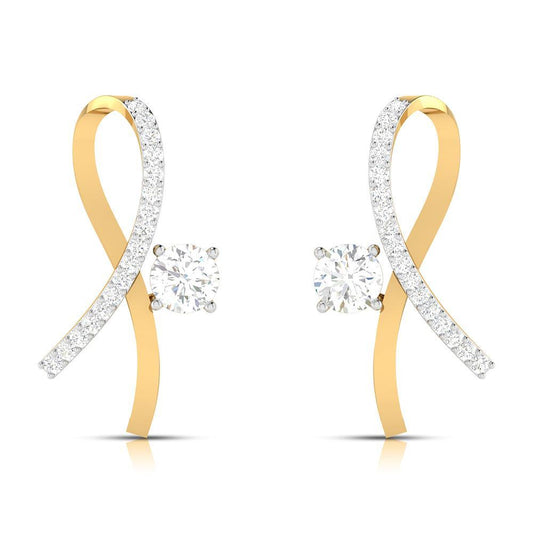 Limitless Harmony Solitaire Diamond Earrings