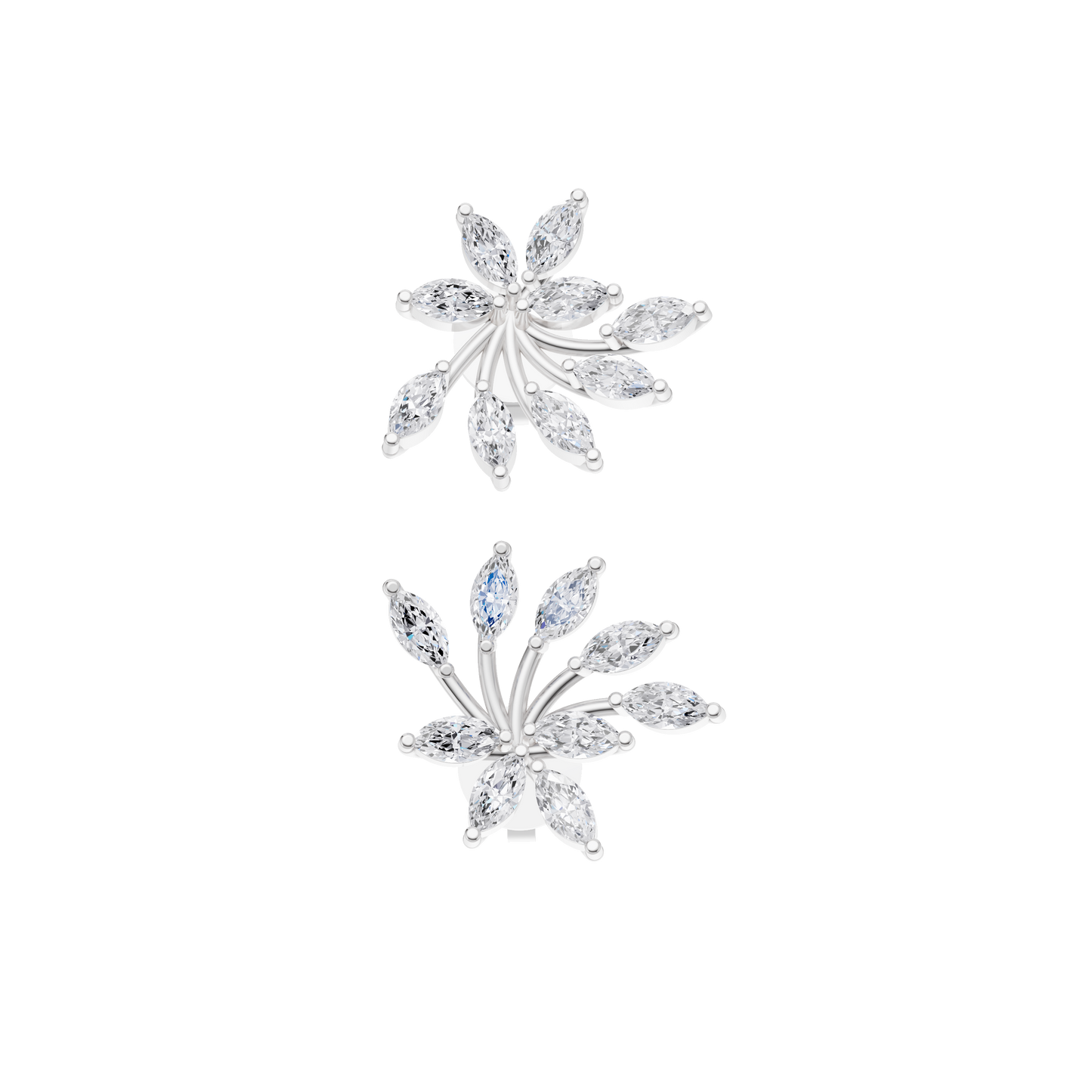 Poppy Elegance Diamond Earrings